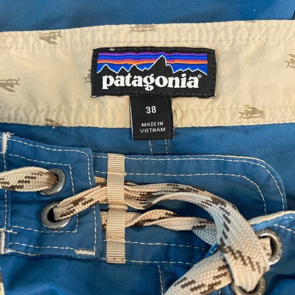 Patagonia Wavefarer 18" Board Shorts Recycled Nylon Size 38 - Picture 5 of 8